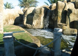 El Gouna Entrance Waterfalls